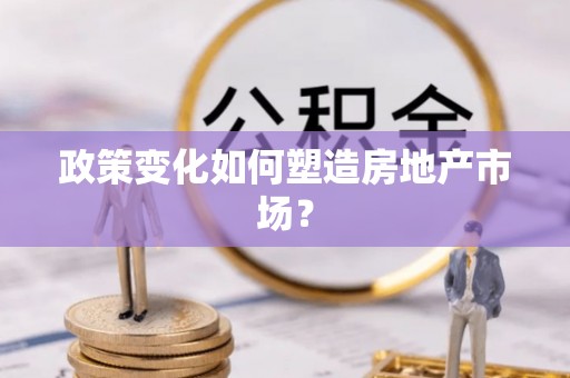 全椒政策变化如何塑造房地产市场？