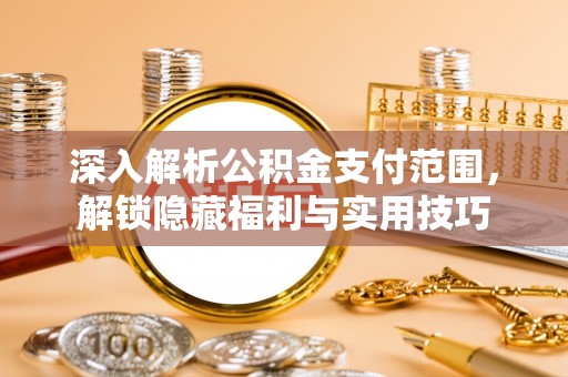 全椒深入解析公积金支付范围，解锁隐藏福利与实用技巧