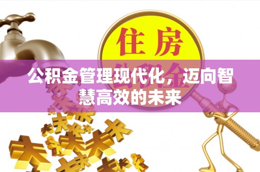 全椒公积金管理现代化，迈向智慧高效的未来