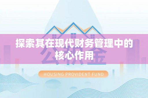 全椒探索其在现代财务管理中的核心作用