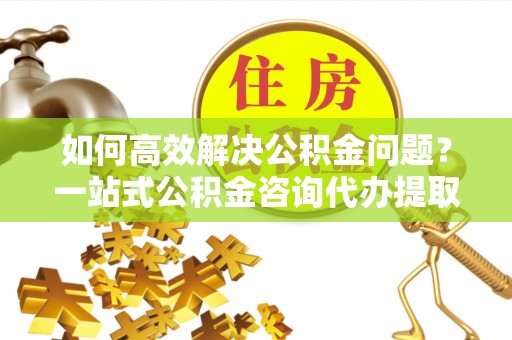 全椒如何高效解决公积金问题？一站式公积金咨询代办提取服务全解析