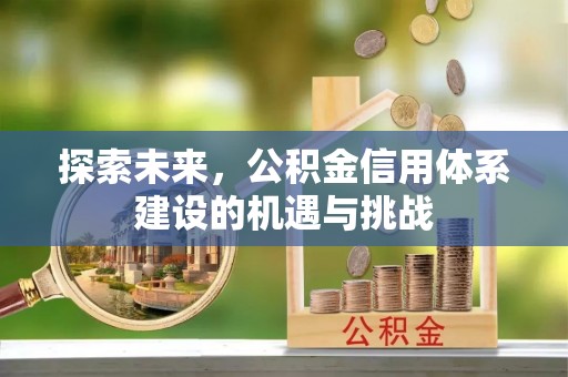 全椒探索未来，公积金信用体系建设的机遇与挑战